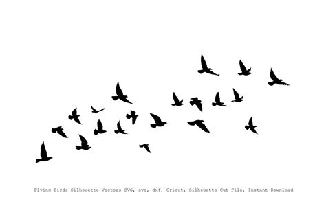 silhouette bird clipart